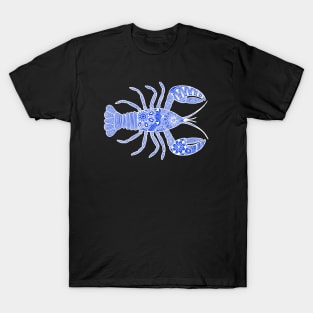 Lobster (blue and white horizontal) T-Shirt